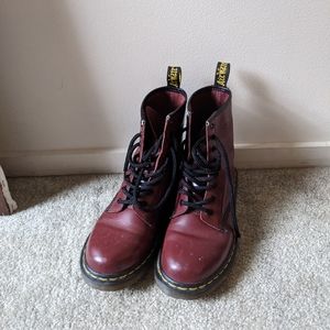 red doc martens!